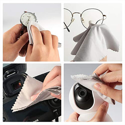 Glasses Cleaning Cloth 30 Pcs - 6*7in, Ultra Soft, Individually Wrapped, Streak-Free, Microfiber Eyeglass Cleaning Cloth for Eyeglass, Screen, Readers, Sunglasses, Laptops, Tablets, Phones Etc. - color: 30 pack