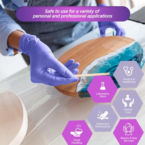 MED PRIDE Nitrile Exam 1200 Count Gloves, Blue Disposable Exam Gloves, Powder-Free Latex-Free, Medical Grade - style: X-large Case of 1200