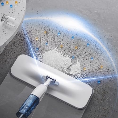 mop Spray Wet Mops for Floors Microfiber Dust Dry Mop with 2 Microfiber Washable Pads Hard Wood Floor Mop for Commercial Home mops - size: 35cm