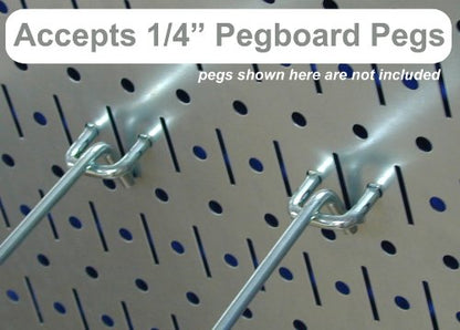 Wall Control Pegboard Rack Horizontal Metal Pegboard Garage Tool Storage Pack - Two 32-Inch Wide x 16-Inch Tall Easy To Install Peg Boards (Red) - color: Red