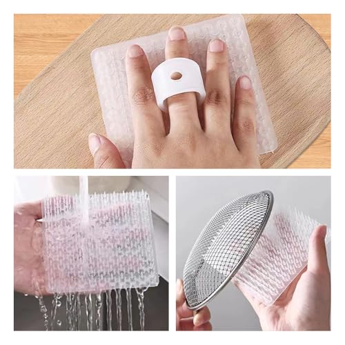 AIIONP 5 PCS Vegetable Cleaning Brushes, Upgrade Flexible Vegetable Brush Scrubber for Food, Multi-Usages Fruit and Veggie Scrubber Potato Mushroom Carrots Cleaner Scrubber Brush Kitchen Gadgets (5)