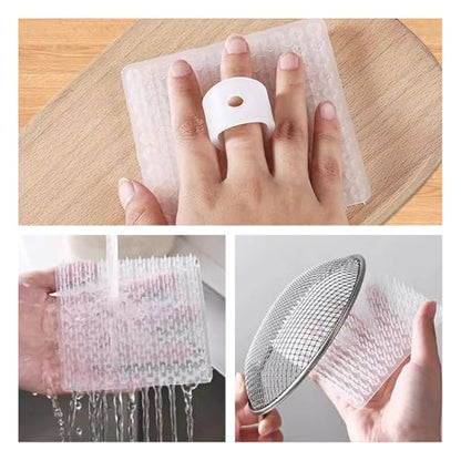AIIONP 5 PCS Vegetable Cleaning Brushes, Upgrade Flexible Vegetable Brush Scrubber for Food, Multi-Usages Fruit and Veggie Scrubber Potato Mushroom Carrots Cleaner Scrubber Brush Kitchen Gadgets (5)