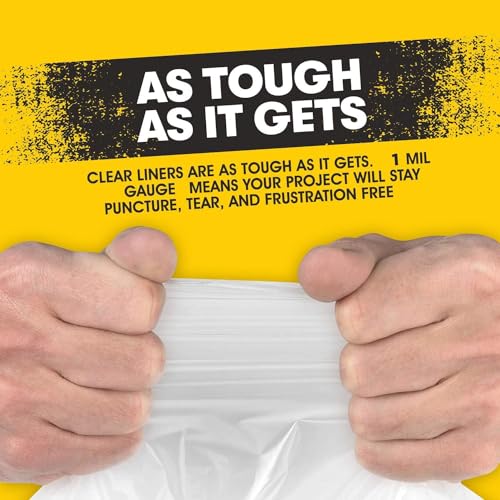 Aluf Plastics 7-10 Gallon 1 MIL Thick Clear Heavy Duty Trash Bags - 24" x 23" - Pack of 2000 - For Recycling, Kitchen, Contractor, & Outdoor - style: 7-10 Gal, 1 Mil, 1000 Count