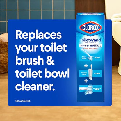 Clorox ToiletWand Toilet Cleaner Refills, Toilet brush, Rainforest Rush, 10 Ct - size: 10 Count (Pack of 1)