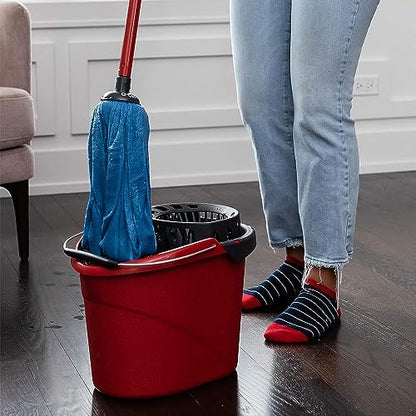 O-Cedar Quickwring Bucket & MF Cloth Mop + 1 Citrus PAC (Variety Pack) - size: QW +1 MF W/Citrus PACS