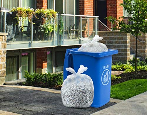 Tasker 95-96 Gallon Trash Bags, (Value Pack 50 Bags w/Ties) Extra Large Heavy Duty Clear Plastic Recycling Trash Bags, 90 Gallon, 95 Gallon, 96 Gallon, 100 Gallon (Clear) - size: 50 Count (Pack of 1)