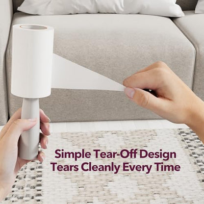 MEIQIHOME Extra Sticky Lint Roller Refills Only, 880 Easy-Tear Sheets for 3.9"-4" Lint Rollers with 1.5" Inner Diameter for Pet Hair Removal on Clothes, Furniture, and Carpets - size: 880 Refills