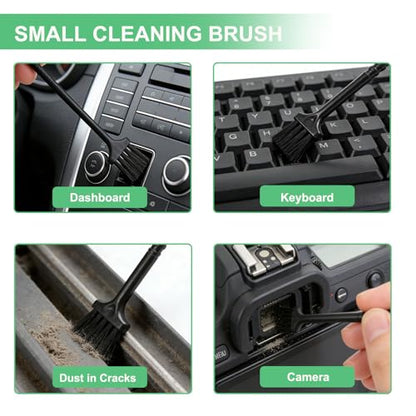 Crevice Cleaning Brush,Hard Bristle Grout Scrub Brushes Tool,Straw Cleaner Brush,Multifunctional Gap Cleaning Supplies Home Essentials for Household Use,Kitchen,Window,Bathroom,Corners(12PCS)