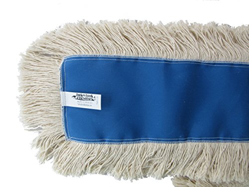 48" Industrial Strength Washable Cotton Dust Mop Refill Replacement Head for Home & Commercial Use for 48 Inch Frame Cleans Hardwood Laminate Concrete or Other Floor Systems - size: 48 Inch (Pack of 1)