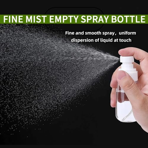 Small Spray Bottle Travel Size Hair Mister Fine Mist Sprayer for Home Cleaning Hair Styling Pet Grooming Plant Care - color: 2oz - Pack 4