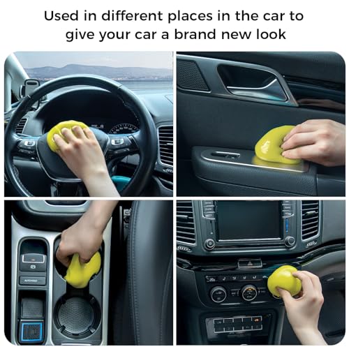 16.8oz Cleaning Gel for Keyboard Detailing Putty Car Vent Cleaner Goo Cleaning Putty Gel Auto Detailing Tools Car Interior Cleaner Dust Cleaning Mud for Cars Dust Cleaner Slime Keyboard Cleaner Gel