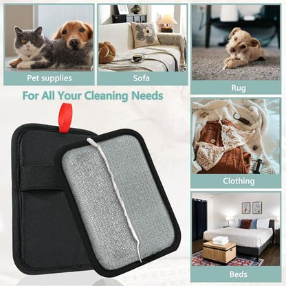 Pet Hair Removal Glove - Reusable Electrostatic Dog/Cat Hair Remover Mitt & Pet Grooming Gloves for Couch, Carpet, Furniture - Upgraded Electrostatic Dog Hair Removal Glove Tool (1 PCS)