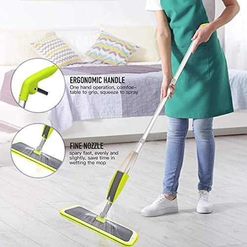 VYAPTI Spray Mop for Floor Cleaning, Stainless-Steel Microfiber Floor Cleaning Spray Mop with Removable Washable Cleaning Pad and Integrated Water Spray Mechanism (Multi-Color)