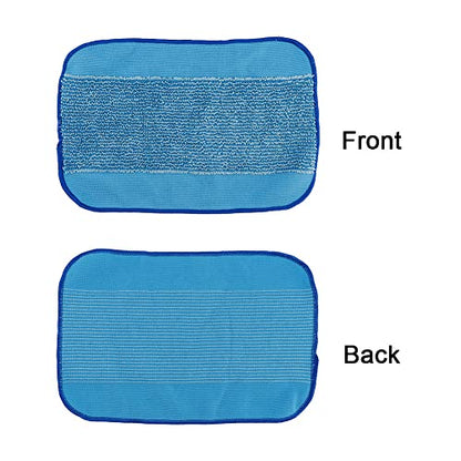 JIANWEI 11pcs Reservoir Pad Set, Mop Pads Compatible for iRobo-t Braava 380 380t 320 Mint 4200 5200 Vacuum Cleaner, Washable Microfiber Replacement Cleaning Pad(as Shown)