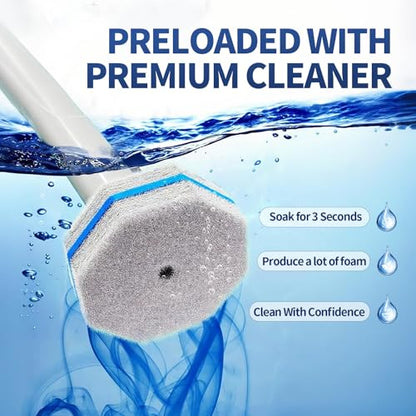 60PCS Toilet Wand Refills Compatible with Clorox Toilet Wand. Disposable Toilet Brush Refills. Bathroom Cleaning. Disposable Toilet Bowl. High-Density Disposable Toilet Brush Scrubber - style: 60 refflls（Without handle）