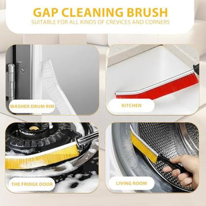 4PCS Groove Cleaning Brush Set for Kitchen Bathroom Window Tracks Crevice Easy Cleaning Home Tool