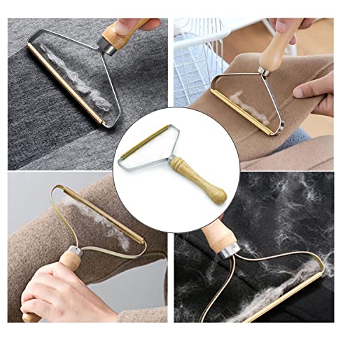 SUOXU Lint Remover Portable Pet Hair Remover,Reusable Lint Fabric Shaver Carpet Roller Scraper,for Carpet,Fabric Sofas,Beds, Furniture, Clothes Cat、Dog Hair Removal Cleaning Professional Tools - color: 1pack