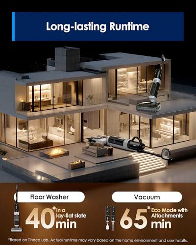 Tineco Wet Dry Vacuum Cleaners, Floor One Switch i5 Stretch Breeze 2-in-1 Cordless Vacuum for Multi-Surface, 20KPa Powerful Floor Cleaner Mop with Long Runtime - style: Floor One Switch i5 Stretch Breeze