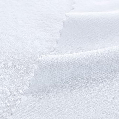Arkwright Smart Rags Microfiber Cleaning Cloths, Pack of 50 in a Box, Lint Free 215 GSM Reusable Towels for Auto, Office and Household Cleaning, 16 x 16 in, White - color: White, size: 16 x 16 in
