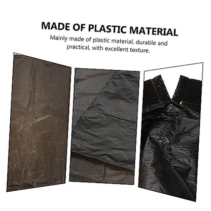 CALLARON Thickened Drawstring Garbage Bags 5-Pack Large Multi-Color Kitchen Trash Bags Sturdy Disposable Rubbish for Home and Office Use - color: black