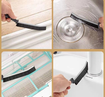 2Pcs Hard Bristle Crevice Cleaning Brush, Multifunctional Gap Cleaning Brush, Bristles for Kitchen Sinks, Window, Tub, Shower, Toilet, Gap Cleaning Brush Thin Brush Grout Cleaner Brush