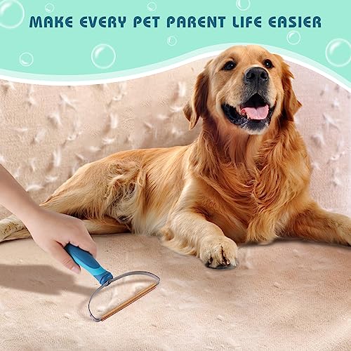 Pet Hair Remover, Dog Cat Hair Brush for Shedding,Reusable Clothes Fuzz Cleaner, Portable Lint Roller, Carpet Scraper Rake, Pet Fur Shaver for Pet Bed Car Mat Couch Rug Pet Towers