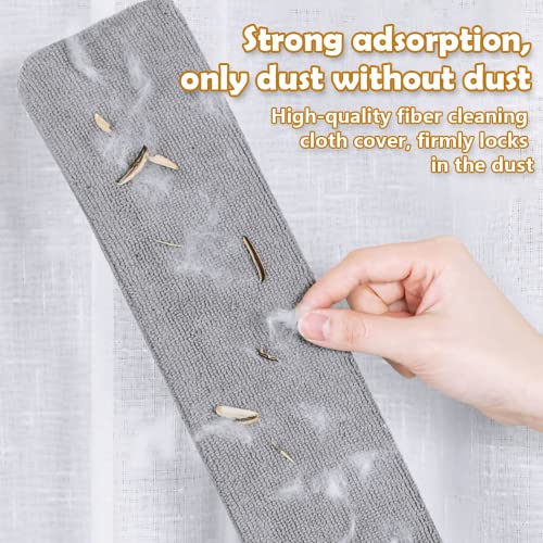 Retractable Gap Dust Cleaner, Under Refrigerator/Sofa Cleaning Tool, Microfiber Gap Duster with Extendable Pole 25-55 Inches, Suitable for Underneath Cleaning of Furniture, Fridges, Couch, Bed - size: 25-55 Inch
