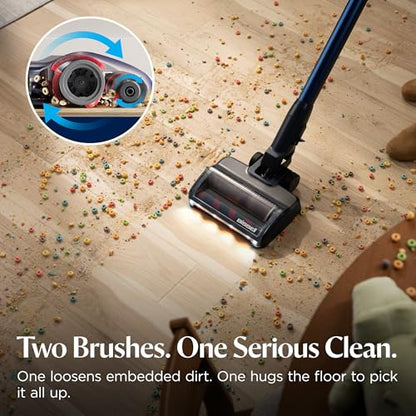 Bissell PowerClean DualBrush 280W Self-Standing Cordless Vacuum, DualBrush & AutoAdapt Tech, Self-Cleaning Brush Roll, Strong Suction, Removeable Battery, Upholstery Tool & Bright Headlights, 4196K - style: PowerClean DualBrush