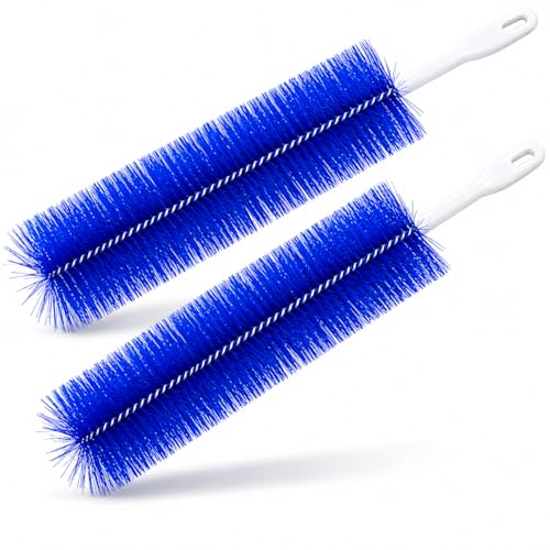 Fan Cleaning Brush, Bendable Microfiber Head,Reusable Dust Remover, Fan Cleaning Brush Duster for Air Conditioning Shutters, Ceiling Fan Blades, Air Vents, Curtains ，2PC*Blue - color: 2pc*blue