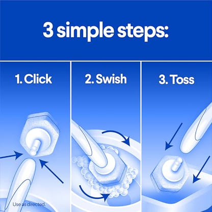 Clorox ToiletWand Toilet Bowl Cleaner- Toilet Brush, Storage Caddy and 16 Disinfecting Refill Heads - size: 16 Count (Pack of 1)