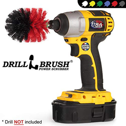 Outdoor Small Scrub Brush - Patio Cleaning Scrub Brush - Concrete Pools Cleaning Brush - Garden Statue Cleaning Tools - Monuments and Headstone Restoration Kit - Granite Cleaning Brush for Home Use - color: Red