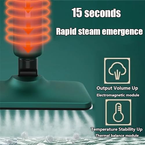 Steam Mop, Hardwood Floor Steamer 500ml 1200w Handheld Steam Cleaner Steam Cleaner With 2 Steam Modes,15s Fast Heat-Up For Carpet Tile Flooring Marble Cleaning, Whole Home Use,Blue - color: Blue