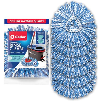 O-Cedar RinseClean Spin Mop Microfiber Refill, 1 CT (Pack of 6) - size: 6-Pack
