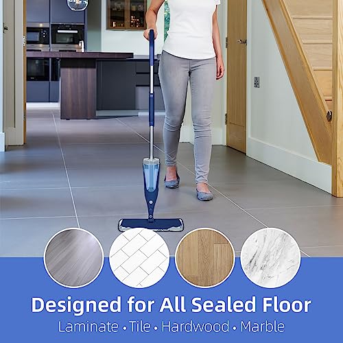 8 Pack Mop Pads Replacement for Bona Family of Mops, Washable & Reusable Microfiber Cleaning Pad for Hardwood and Multi-Surface (3 Deep Clean Pads + 3 Microfiber Cleaning Pads + 2 Dusting Pads) | Washable & Reusable Cleaning Pad for Hardwood and Multi-Sur