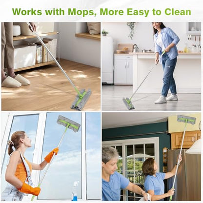 HOMEXCEL Microfiber Glass Cleaning Cloths-6PK, 16"x14" Lint Free Window Cleaning Cloth, Glasses, Mirrors, Screens, Stainless Steel, Premium Magic Cleaning Cloth for Glass and Window Cleaner - color: Multicolor