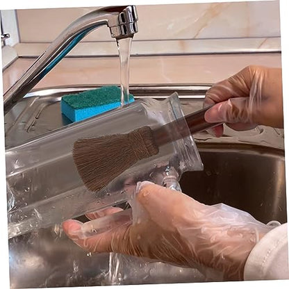 Palm Brush Kitchen Scrub Brush Stiff Bristles for Pots and Pans Cleaning Ergonomic Design for Comfortable to Hold Multipurpose Dish Scrubber for Kitchen Sink