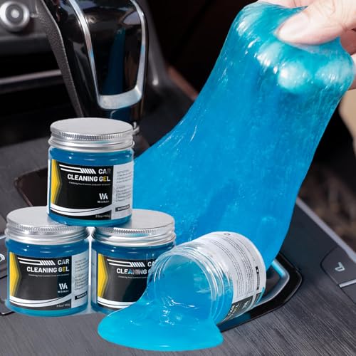 WildAuto Car Cleaning Gel for Car Detailing Cleaning Car Cleaning Putty Universal Car Cleaning Tools Car Slime Cleaner Dust Cleaning Gel Car Accessories Keyboard Cleaner Supplies - size: 100g-4pcs