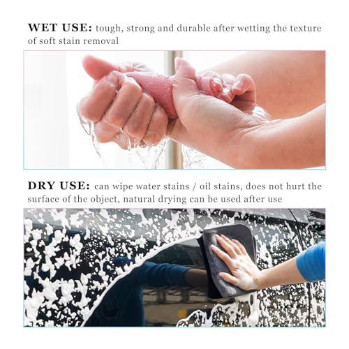 50PCS Microfiber Towel Roll, 12×11.6 inch Washable Tear Away Cleaning Cloth, Reusable Ultra Absorbent Rags Scratch Free Quick Drying Towel Roll, Lint-Free Cloth for Car (Gray) - color: Gray