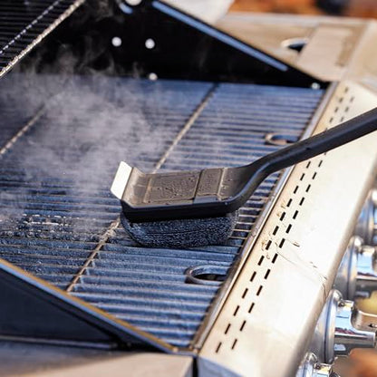 Mr. Bar-B-Q Steam Clean Grill Brush Powered by Scrub Daddy