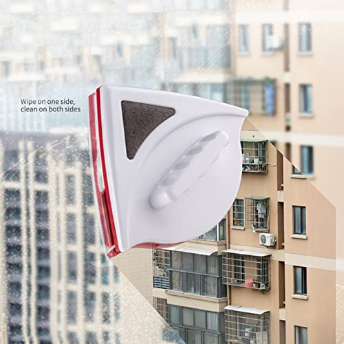 Window Cleaner Magnetic, Double Side Magnetic Wash Window Wiper Household Magnetic Window Cleaning Brush Glass Cleaner Tool for Double Glazed Window - color: 15~24mm