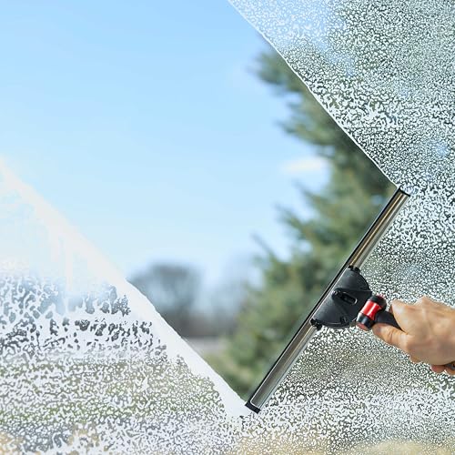 Rubbermaid Commercial Products 6-Piece Glass Window Cleaning Cleaning Starter Kit, Window Washing Kit, 14 Inch - style: Starter Kit