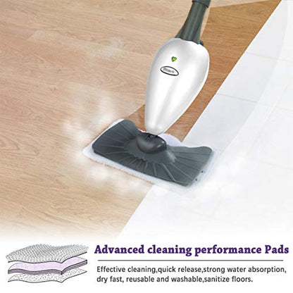 Flammi Steam Mop Pads for Shark S1000/S3101/S3250/SK Series SK410 SK435CO SK460 SK140 SK141 S3251 Steam Mop Replacement Pads, 4 Pack