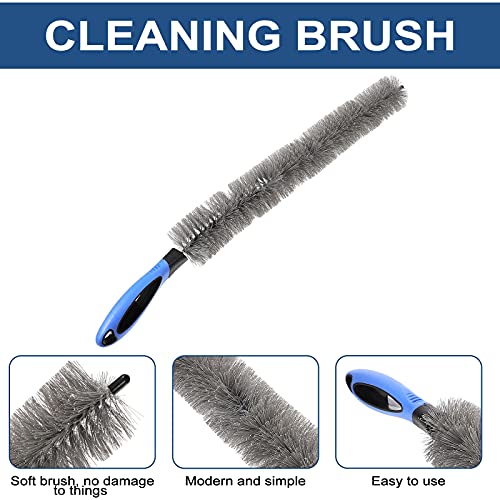 Uonlytech 23.62 Inch Radiator Cleaning Brush, Long Flexible Cleaner for Radiators, Vents, Refrigerator Coils, AC Condensers and Narrow Gaps