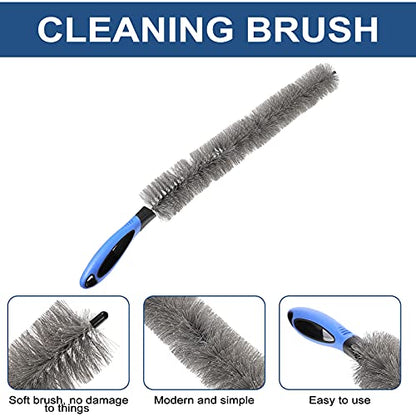 Uonlytech 23.62 Inch Radiator Cleaning Brush, Long Flexible Cleaner for Radiators, Vents, Refrigerator Coils, AC Condensers and Narrow Gaps