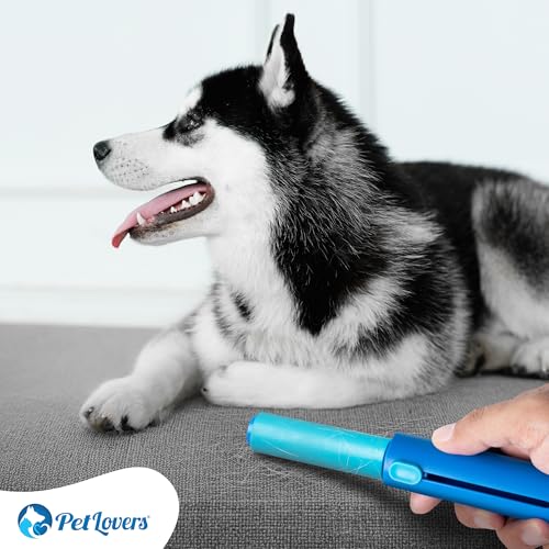 PetLovers EzRoll Reusable Lint Roller - Sticky for Life & Multi-Purpose Pet Hair, Dust, & Lint Remover for Clothing, Upholstery, & Cars - Sustainable, Washable & Efficient - size: Travel Size