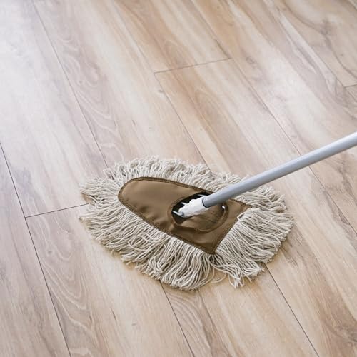 Stanley Home Products Washable Nylon Dry Mop - Removes Dust and Dirt from Surfaces and Hard to Reach Areas (Complete Mop) - size: Complete Mop