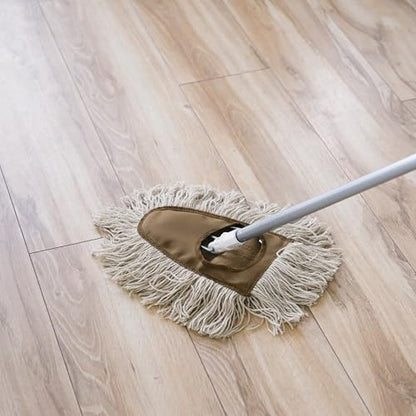 Stanley Home Products Washable Nylon Dry Mop - Removes Dust and Dirt from Surfaces and Hard to Reach Areas (Complete Mop) - size: Complete Mop