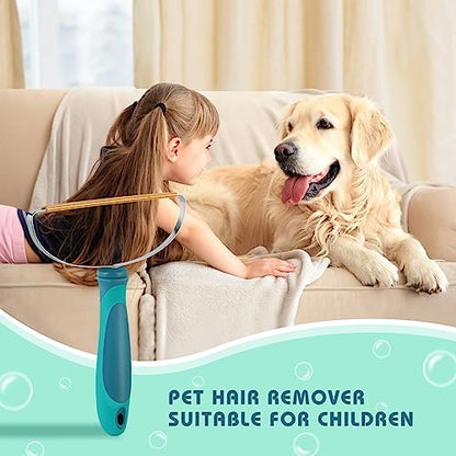 Pet Hair Remover, Dog Cat Hair Brush for Shedding,Reusable Clothes Fuzz Cleaner, Portable Lint Roller, Carpet Scraper Rake, Pet Fur Shaver for Pet Bed Car Mat Couch Rug Pet Towers