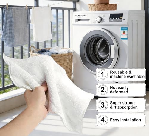 5 Pack Steam Mop Pads, Machine Washable & Reusable Steam Mop Replacement Pads, Powerful Stain Removal and High Absorbency Replacement Mop Pads, Suitable for Various Models Steam Mop