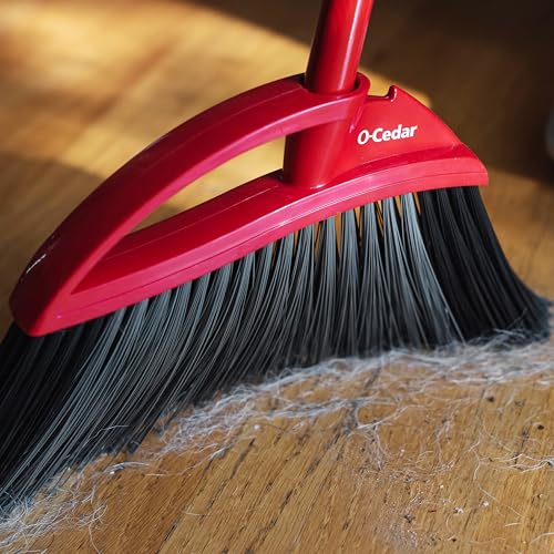 O-Cedar Pet Pro Broom with Step-On Dustpan | Remove 99% with One Sweep | Removes 3 Times More Pet Hair | Quiet Cleaning Tool for Cat and Dog Owners - size: PowerCorner Pet Pro Broom